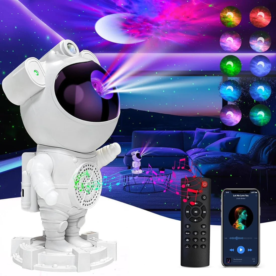 Astronaut Galaxy Projector Light