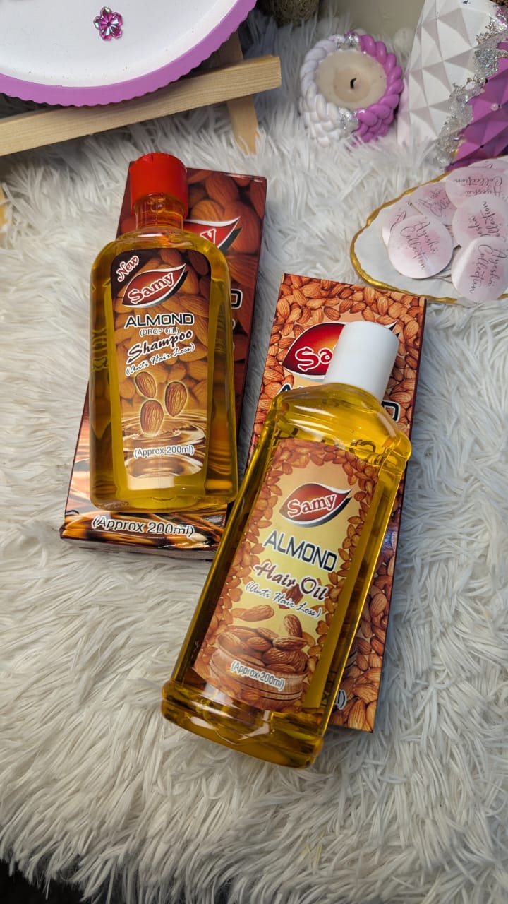 Samy Almond Oil and Almond Shampoo (For anti Hair loss)