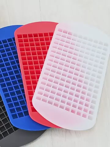 160 Mini Cubes Ice Silicon Tray (Mix/Random colour)