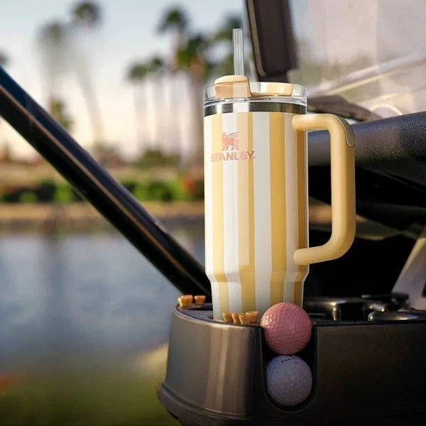 Printed Stainless Steel Heat Insulated Tumbler with Straw