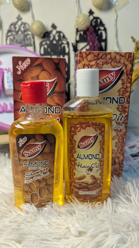 Samy Almond Oil and Almond Shampoo (For anti Hair loss)
