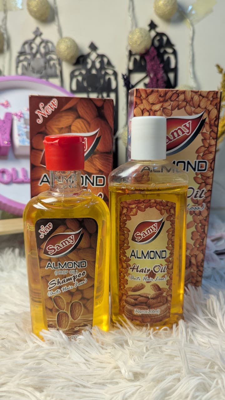Samy Almond Oil and Almond Shampoo (For anti Hair loss)