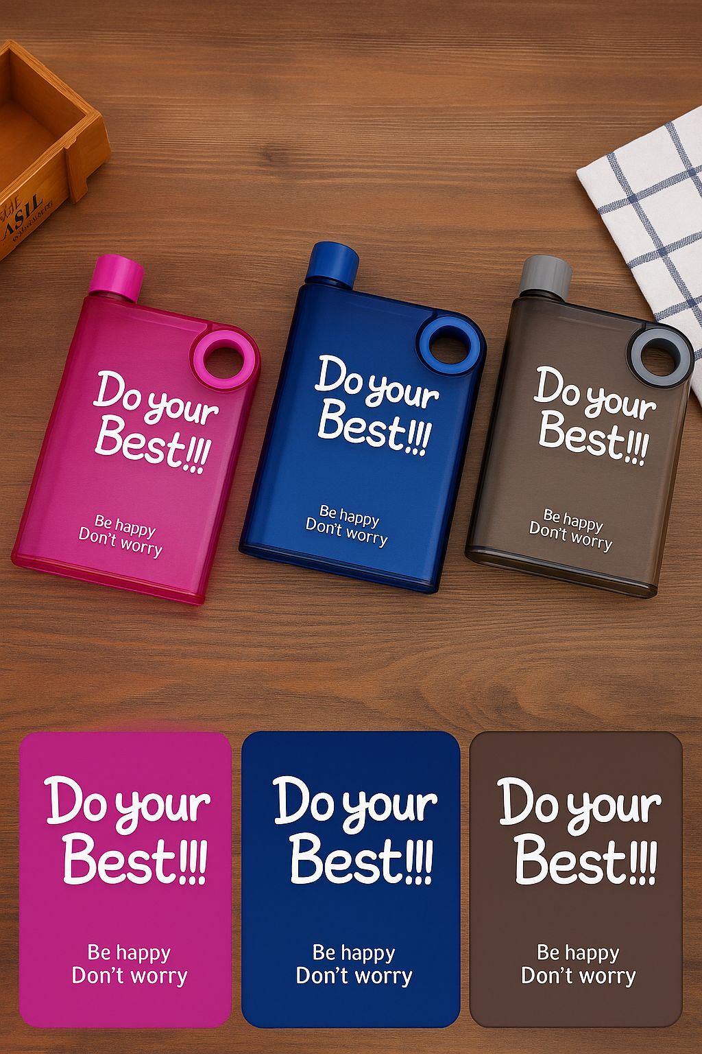 Fancy Transparent Water Bottle